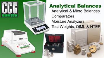 Analytical balances and moisture analyzers