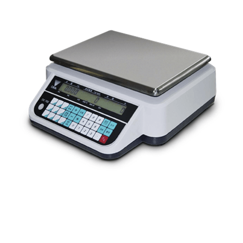 Bench scales, counting scales and scale printers for industrial weighing