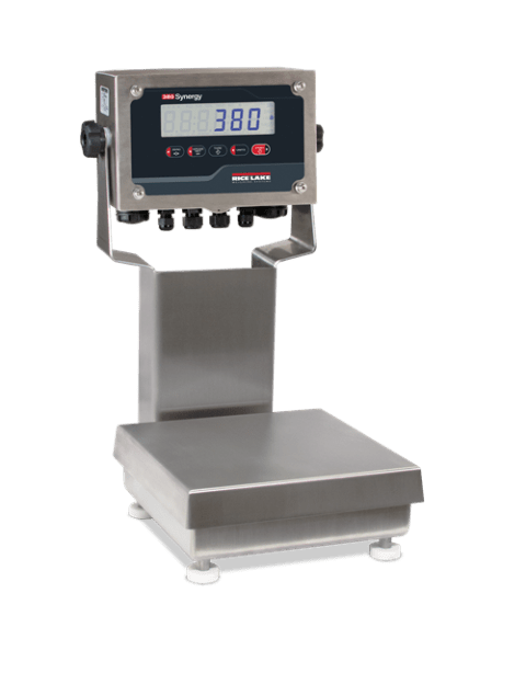 Rice Lake Ready-n-Weigh Bench Scale System CW-90B Scale Base with 380 Indicator for oven-dry moisture measurement